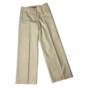 DKNY cream wool blend lined trousers Size 8 NWT
